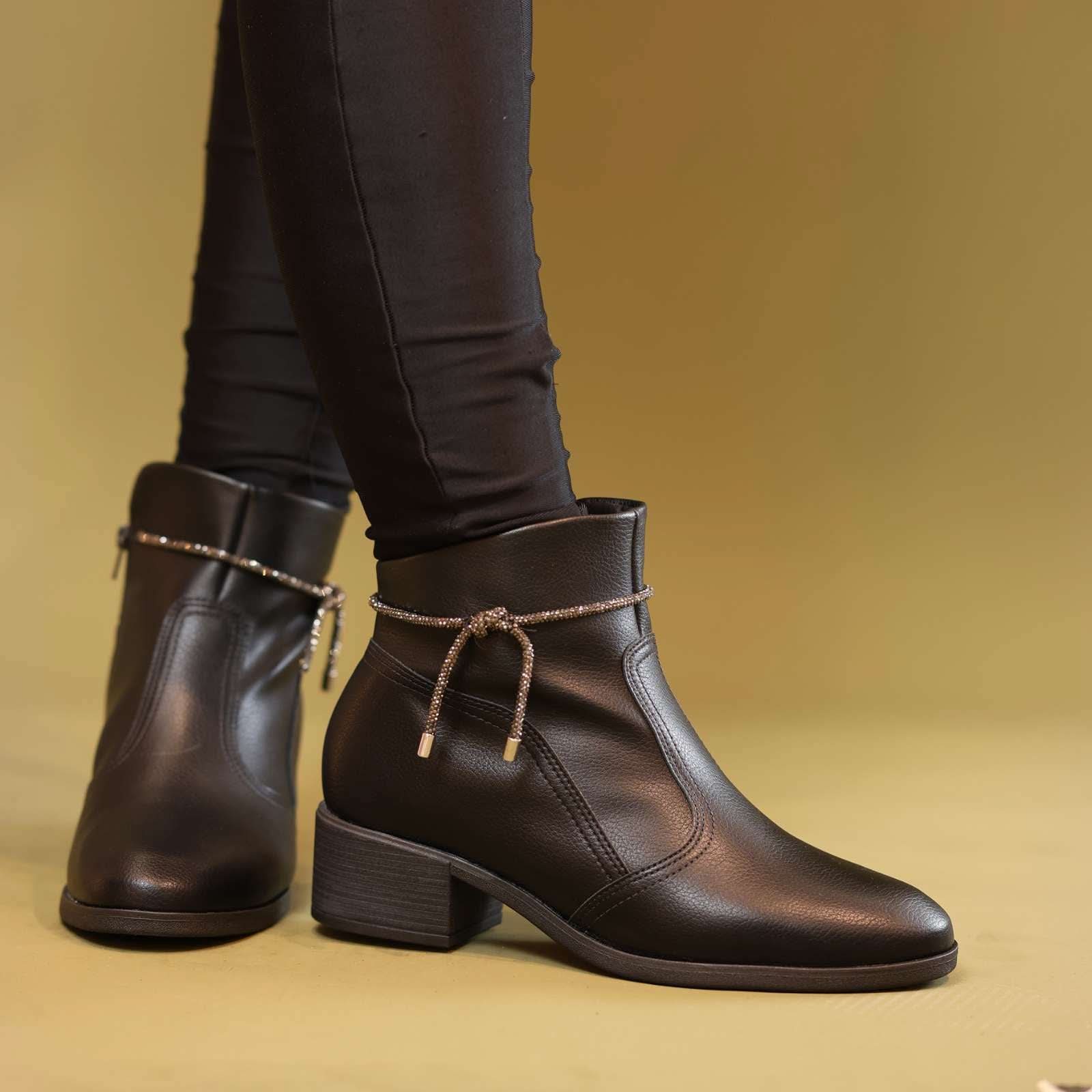 BOTA ULTRACONFORTO COURO NAPA RAQUEL