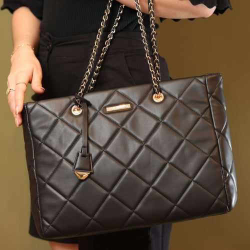BOLSA FEMININA SHOPPER LIZ PRETA