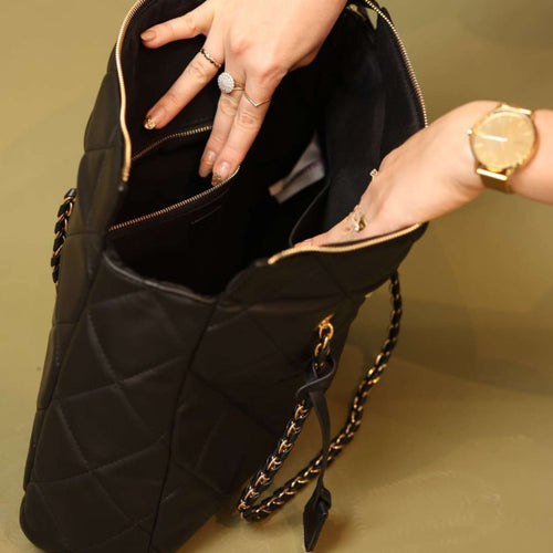 BOLSA FEMININA SHOPPER LIZ PRETA