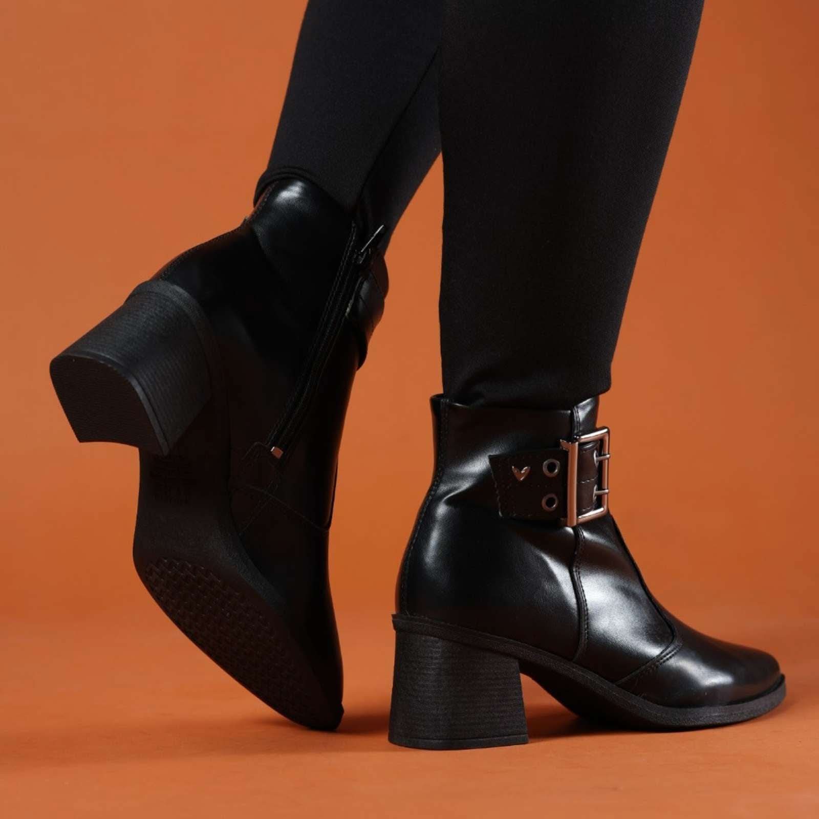 BOTA FEMININA ULTRACONFORTO COURO NAPA GALBANI